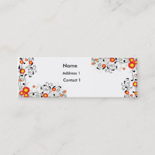 Blumeneleganz Mini Visitenkarte