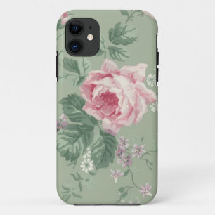 Blumenfall iPhone5 der Vintagen rosa Rose title_seo2