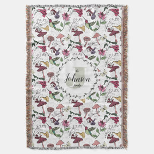 Blumenfamilienname Kolibri Garten & Blumen Decke