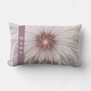 Blumenfantasie, Abstrakte moderne Blume Lendenkissen