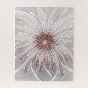 Blumenfantasie, Abstrakte moderne Pastell-Blume
