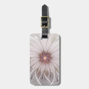 Blumenfantasie, Abstrakte moderne Pastell-Blume Gepäckanhänger