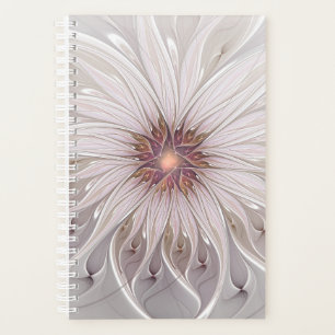Blumenfantasie, Abstrakte moderne Pastell-Blume Planer