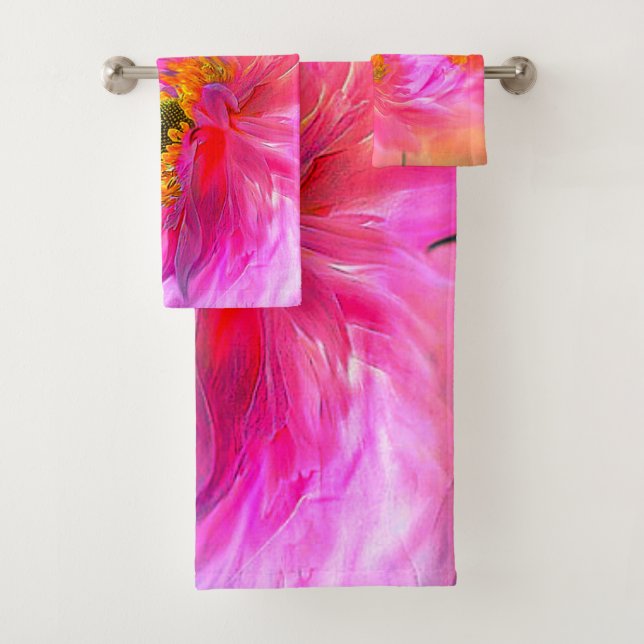 Blumenfantasie Badhandtuch Set (Insitu)