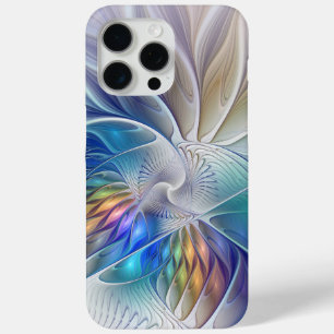 Blumenfantasie, buntes Abstraktes Fraktal Blume Case-Mate iPhone Hülle