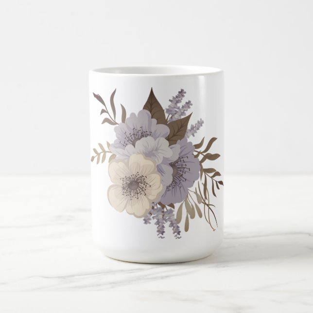 Blumenfantasie Kaffeetasse (Mittel)