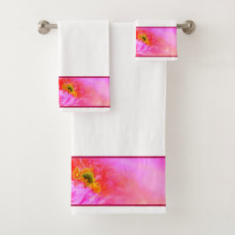 Blumenfantasiebad Handtuch Set