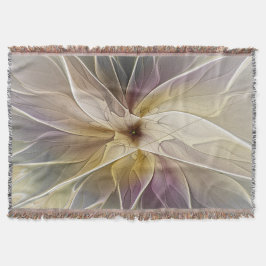 Blumenfantasy Gold Angelpflanzung Abstraktes Frakt Decke