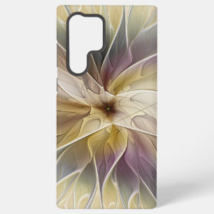 Blumenfantasy Gold Angelpflanzung Abstraktes Frakt Samsung Galaxy Hülle