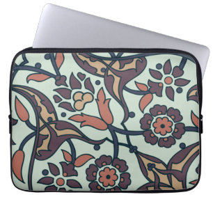 Blumenfarben und Glamour nahtlos modern Laptopschutzhülle