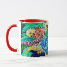 Blumenfarbene Malgeschenke für ihre Kaffee-Tasse Tasse