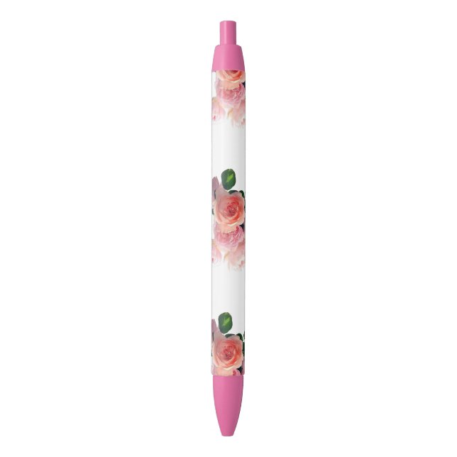 Blumenfarbige Blume Rose Trendvorlage Kugelschreiber (Vorderseite Vertikal)