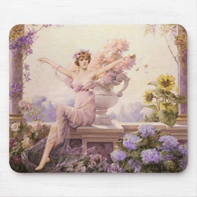 Blumenfee Mousepad (Vorne)