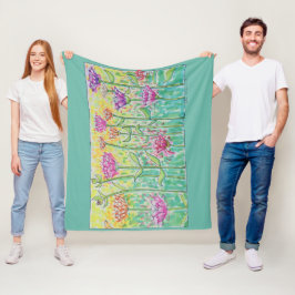 Blumenfeld Fleecedecke