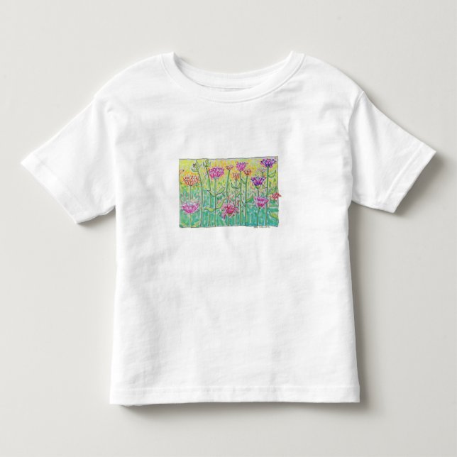Blumenfeld Kleinkind T-shirt (Vorderseite)