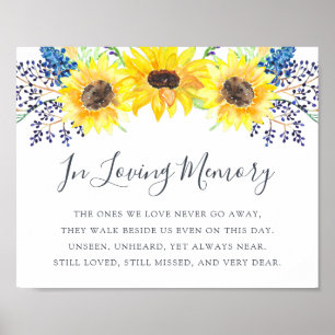 Blumenfelder Hochzeitssymbol Poster