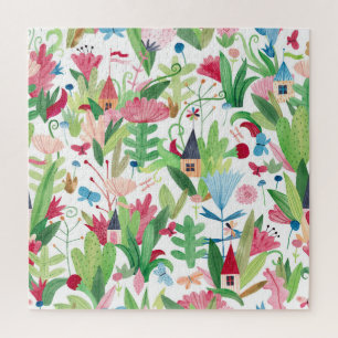 Blumenfelder: Muster für Aquarelle