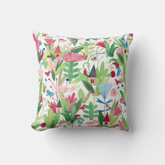 Blumenfelder: Muster für Aquarelle Kissen