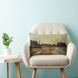 Blumenfelder von Vincent van Gogh Lendenkissen