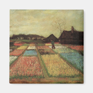 Blumenfelder von Vincent van Gogh Magnet