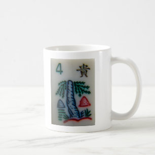 Blumenfliese Kaffeetasse