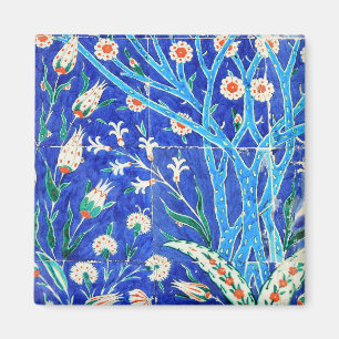 Blumenfliesen Magnet