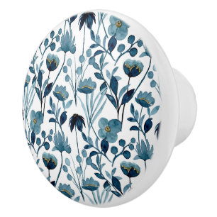 Blumenförmiger Keramikknopf Keramikknauf