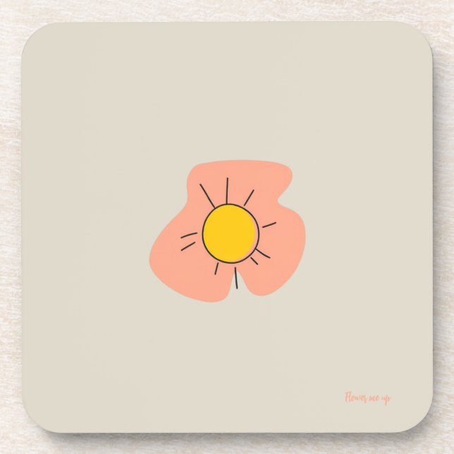 Blumenförmiger Untersetzer (Vorderseite)