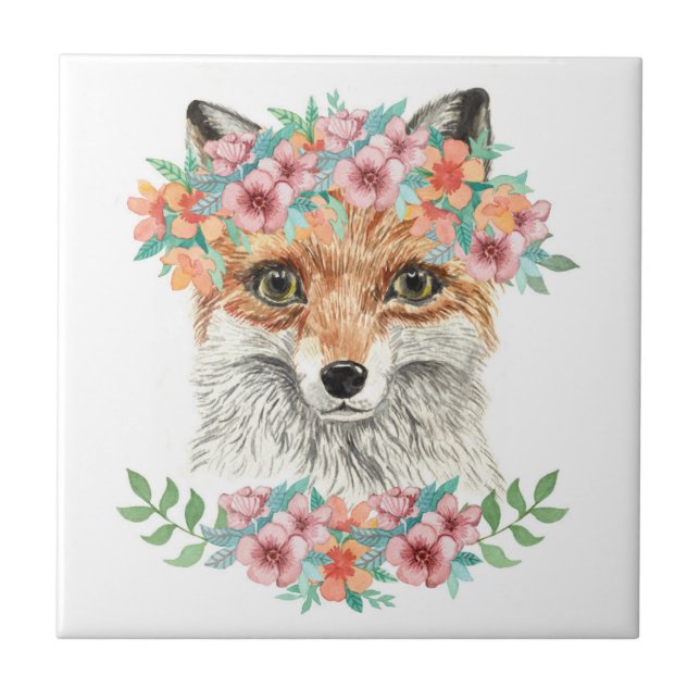 BlumenFox Fliese (Vorderseite)
