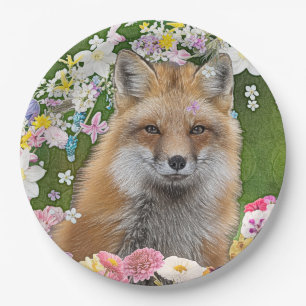 Blumenfox Pappteller