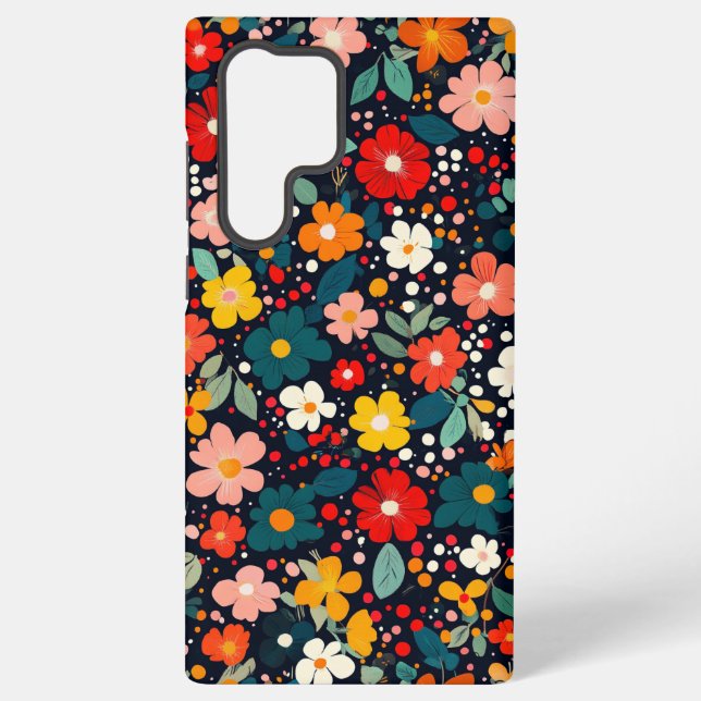 Blumenfreude Samsung Galaxy Hülle (Rückseite)