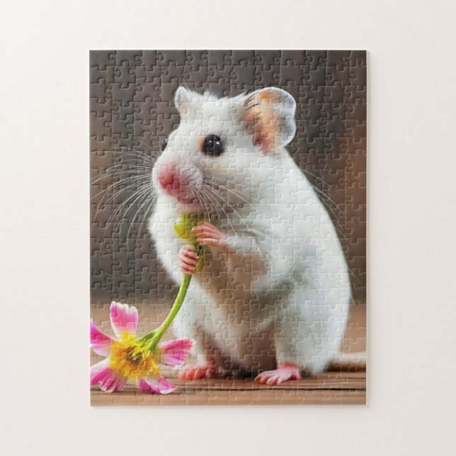 Blumenfreund Hamster 252-teilige Kinderpuzzle (Vertikal)