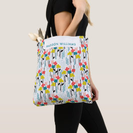 Blumenfrühlingsnadel Blooms Tote Tasche