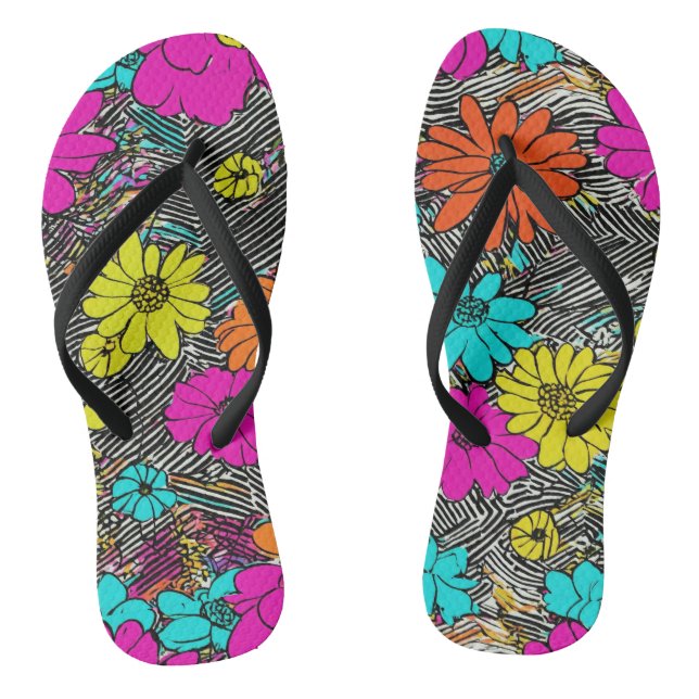 Blumenfusion Flip Flops (Fußbett)