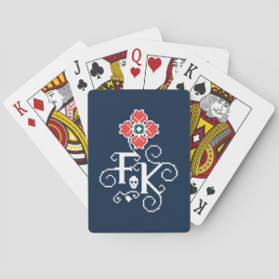 Blumengabe Frida Kahlos   Spielkarten