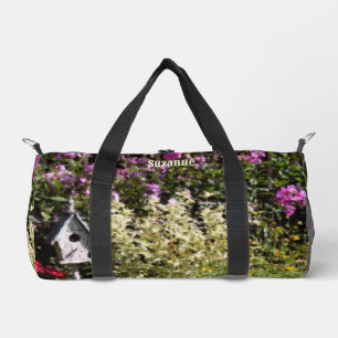 Blumengarten Birthaus Personalisierte Kunst Duffle Bag