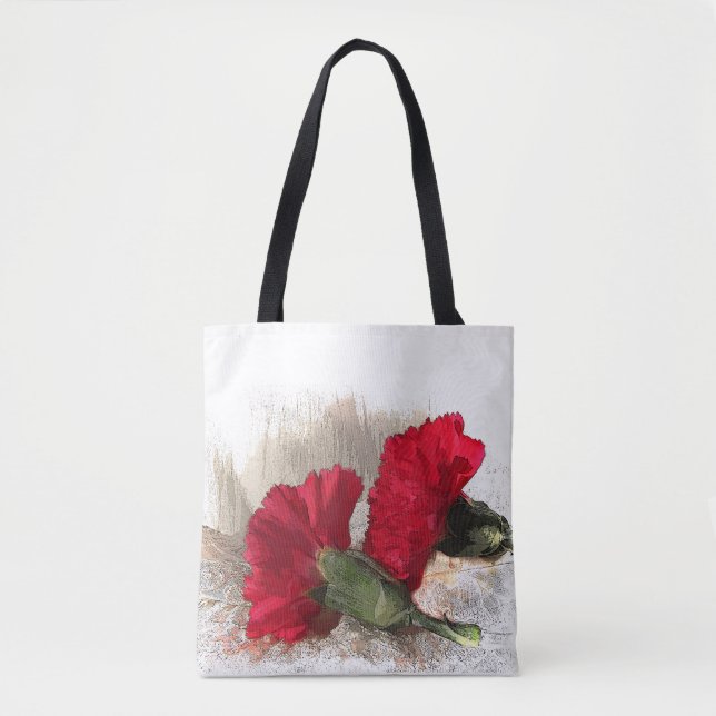 Blumengarten Blume Totbeutel Tasche (Vorderseite)