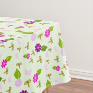 Blumengarten Dragonfly Tischtuch Dekoration Geschi Tischdecke