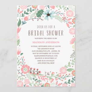 Blumengarten   Einladung zur Brautdusche