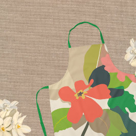 Blumengarten Farbblöcke Florist Schürze