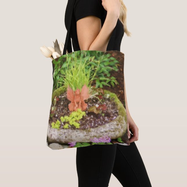 Blumengarten Foto Malerei Tasche (Von Nahem)