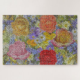Blumengarten FotoMosaik Jigsaw Puzzle