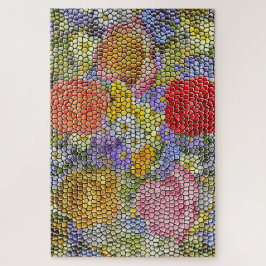 Blumengarten FotoMosaik Jigsaw Puzzle
