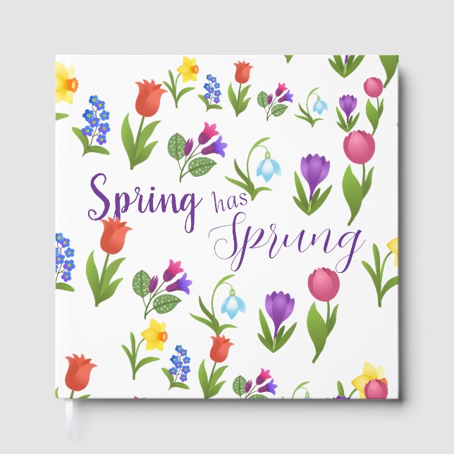 Blumengarten Frühling ist da  Gästebuch (Vorderseite)