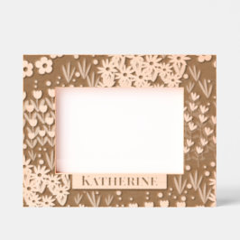 Blumengarten Geätzte Rahmen