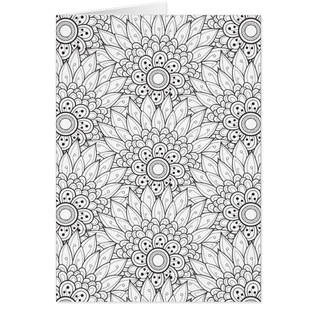 Blumengarten-Gekritzel (Vorne)