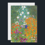 Blumengarten | Gustav Klimt<br><div class="desc">Der Blumengarten (1905-1907) des österreichischen Künstlers Gustav Klimt ist ein lebendiges Meisterwerk der frühen 20. Jahrhundertkunst. Diese üppige, impressionistische Szene birgt farbenprächtige Blüten in einem faszinierenden Naturschauspiel, das Klimts dekorativen Stil und Liebe für Blumenmotive widerspiegelt. Die reiche Textur und die aufwändigen Details machen das Gemälde zu einer zeitlosen Wahl für...</div>