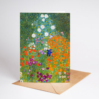 Blumengarten | Gustav Klimt Karte