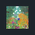 Blumengarten, Gustav Klimt Leinwanddruck<br><div class="desc">Blumengarten - von dem österreichischen Symbolik-Maler Gustav Klimt. Gustav Klimt (1862 - 1918) war ein österreichischer Symbolik-Maler und einer der prominentesten Mitglieder der Wiener Sezessionsbewegung. Seine Hauptwerke sind Gemälde, Wandgemälde, Skizzen und andere Kunstobjekte. Klimts Hauptfach war die weibliche Leiche, und seine Werke sind von einer Frank-Erotik geprägt.</div>
