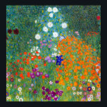 Blumengarten, Gustav Klimt Poster<br><div class="desc">Blumengarten - von dem österreichischen Symbolik-Maler Gustav Klimt. Gustav Klimt (1862 - 1918) war ein österreichischer Symbolik-Maler und einer der prominentesten Mitglieder der Wiener Sezessionsbewegung. Seine Hauptwerke sind Gemälde,  Wandgemälde,  Skizzen und andere Kunstobjekte. Klimts Hauptfach war die weibliche Leiche,  und seine Werke sind von einer Frank-Erotik geprägt.</div>